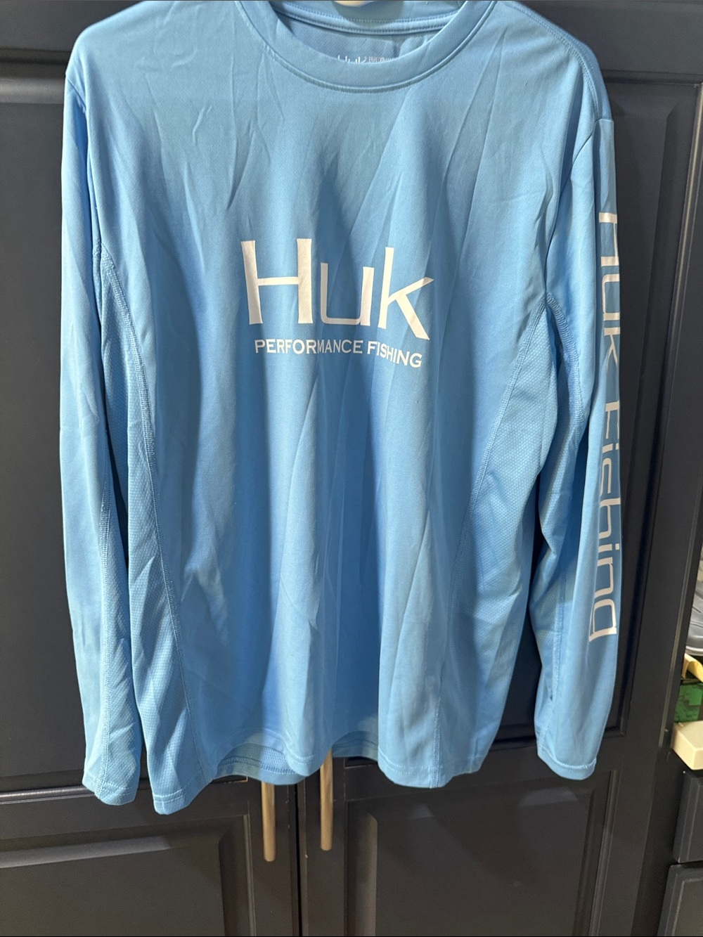 Huk Fishing Blue Shirt